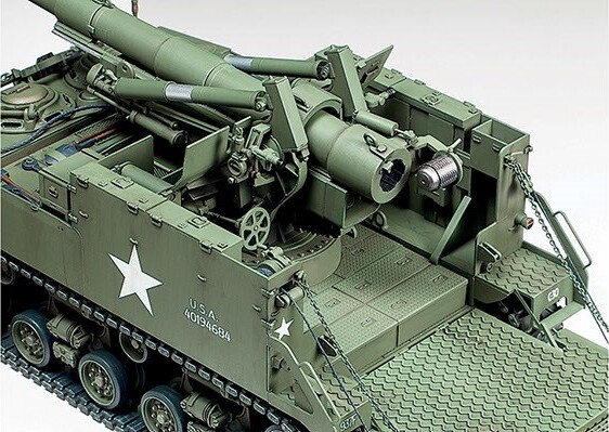 Tamiya - M40 Self Propelled 155Mm Gun Byggesæt - 1 35 - 35351