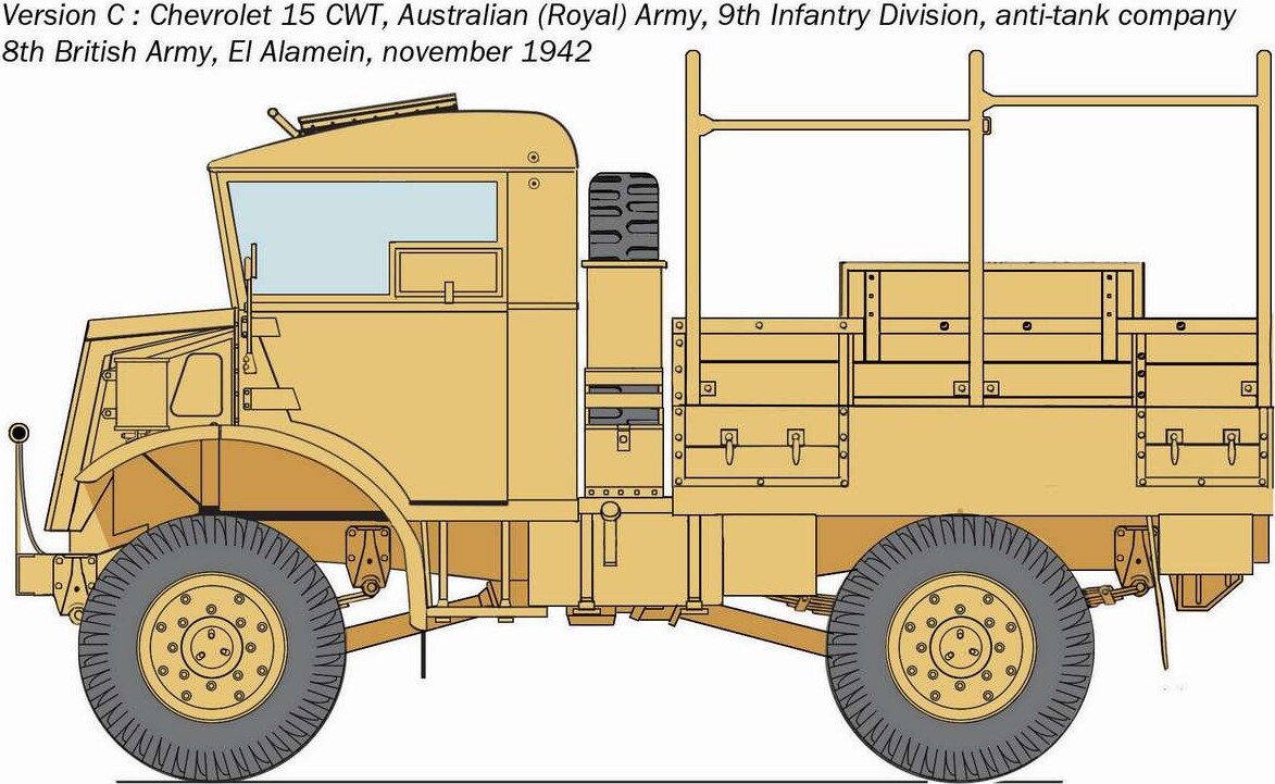 Italeri - D-Day - Chevrolet 15 Cwt 80 Års Jubilæum - 1 35 - 0233