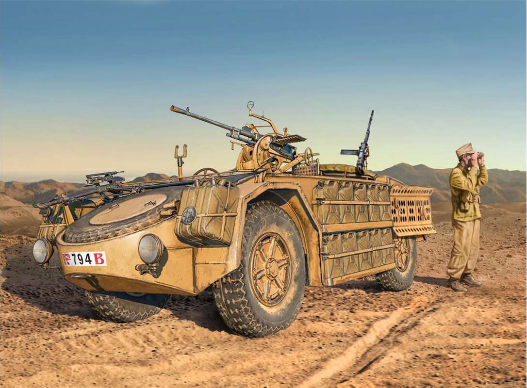 Italeri - As 42 Sahariana Model Bil Byggesæt - 1 35 - 6530