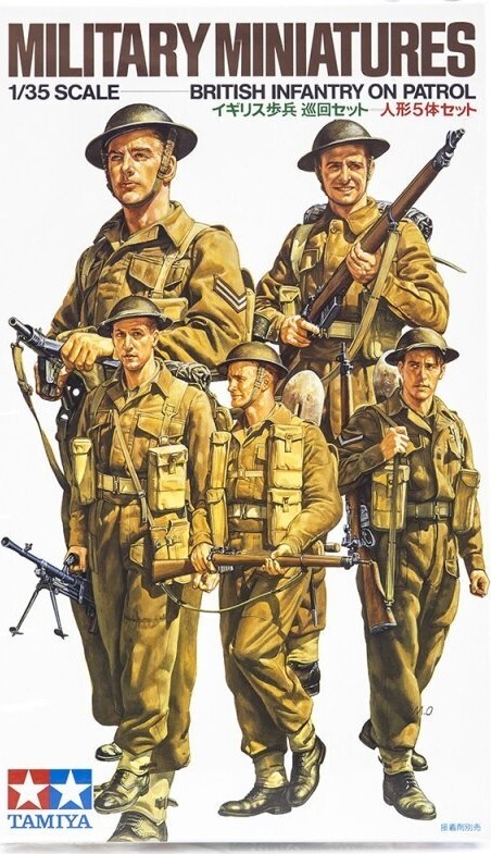 Tamiya - Britisk Infanteri På Patrulje - Model Figurer - 135 - 335223