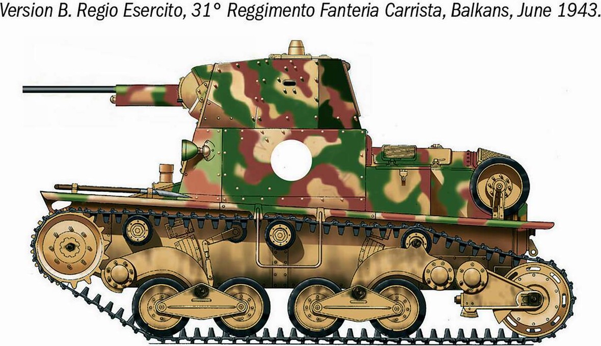 Italeri 96553 - Carro Armato L640 Model Tank Byggesæt - 1 35