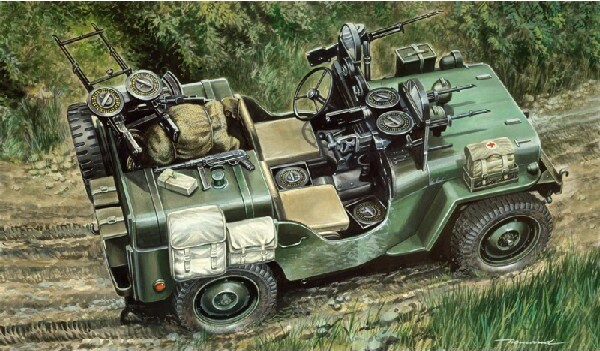 Italeri - Commando Car Byggesæt - 1 35 - 0320S