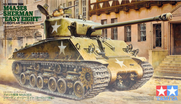 Tamiya - M4A3E8 Sherman Easy Eight European Theater Byggesæt - 1 35 -