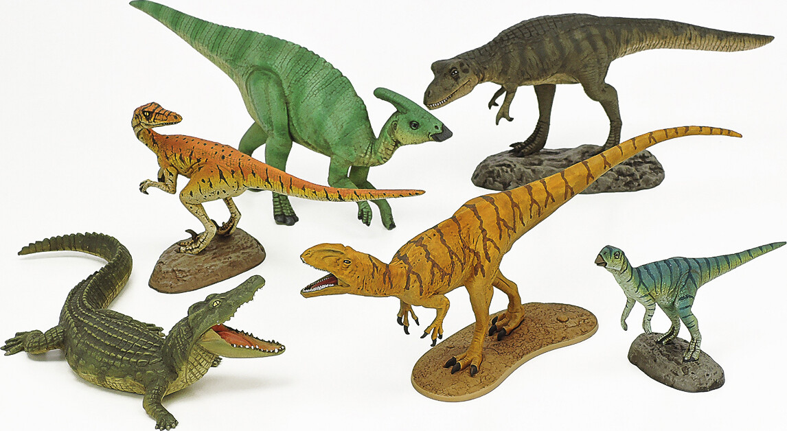 Tamiya 28501 - Fukuiraptor Dinosaur Modelbyggesæt I Plast - 1 35
