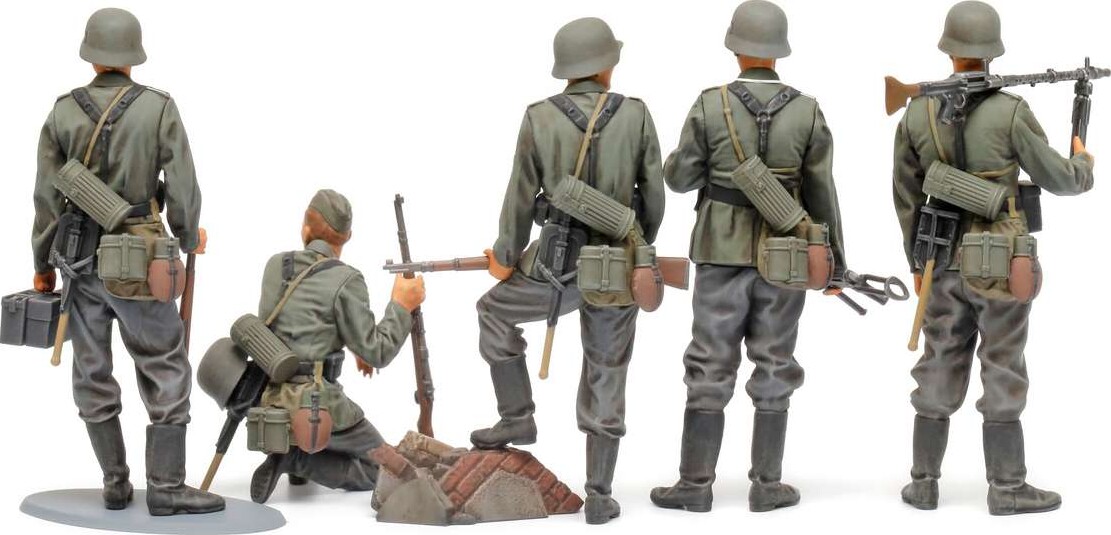 Tamiya - German Infantry Set Mid-Wwii - Model Figurer - 1 35 - 35371