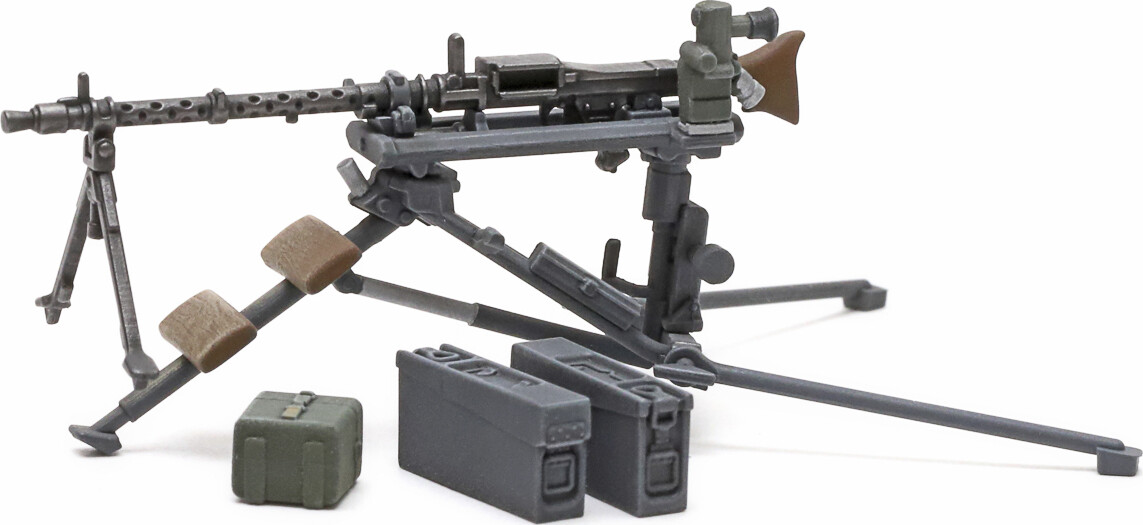 Tamiya - Military Miniatures German Machine Gun Team - Model Figurer - 1 35