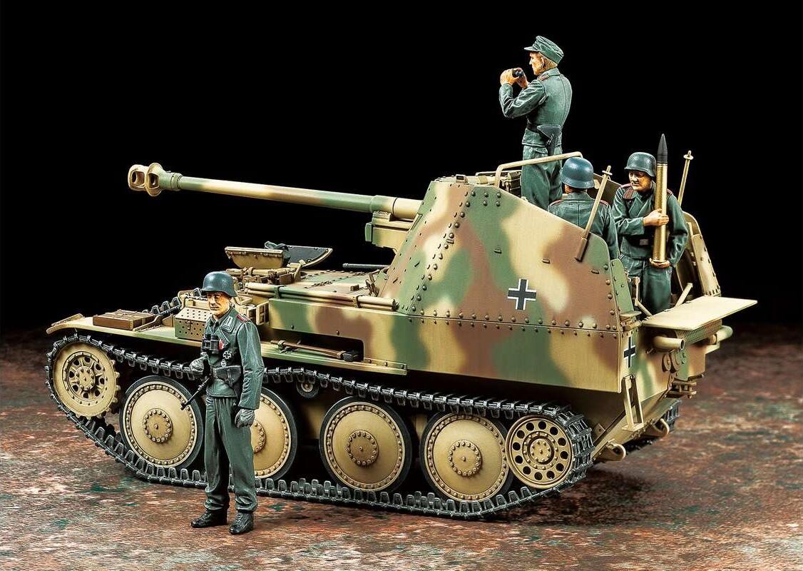 Tamiya - Marder Iii M Normandy Tank Byggesæt - 1 35 - 35364