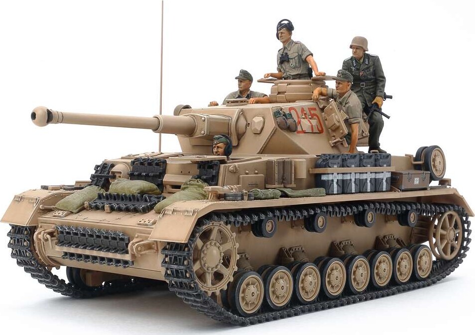 Tamiya - Panzerkampfwagen Iv Ausf G Tank Byggesæt - 1 35 - 35378