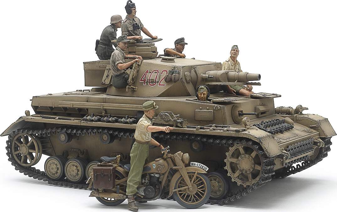 Tamiya - German Tank Panzerkampfwagen Iv Ausff - 135 - 25208