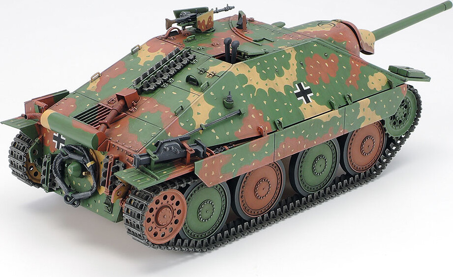 Tamiya - Hetzer Jagdpanzer 38 T Mid Production Byggesæt - 1 35 - 35285