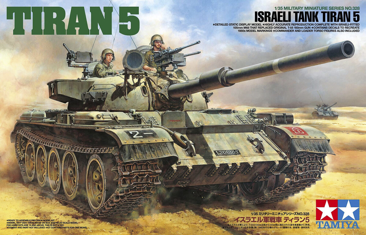 Tamiya 35328 - Israeli Tank Tiran 5 - Model Tank Byggesæt - 1 35