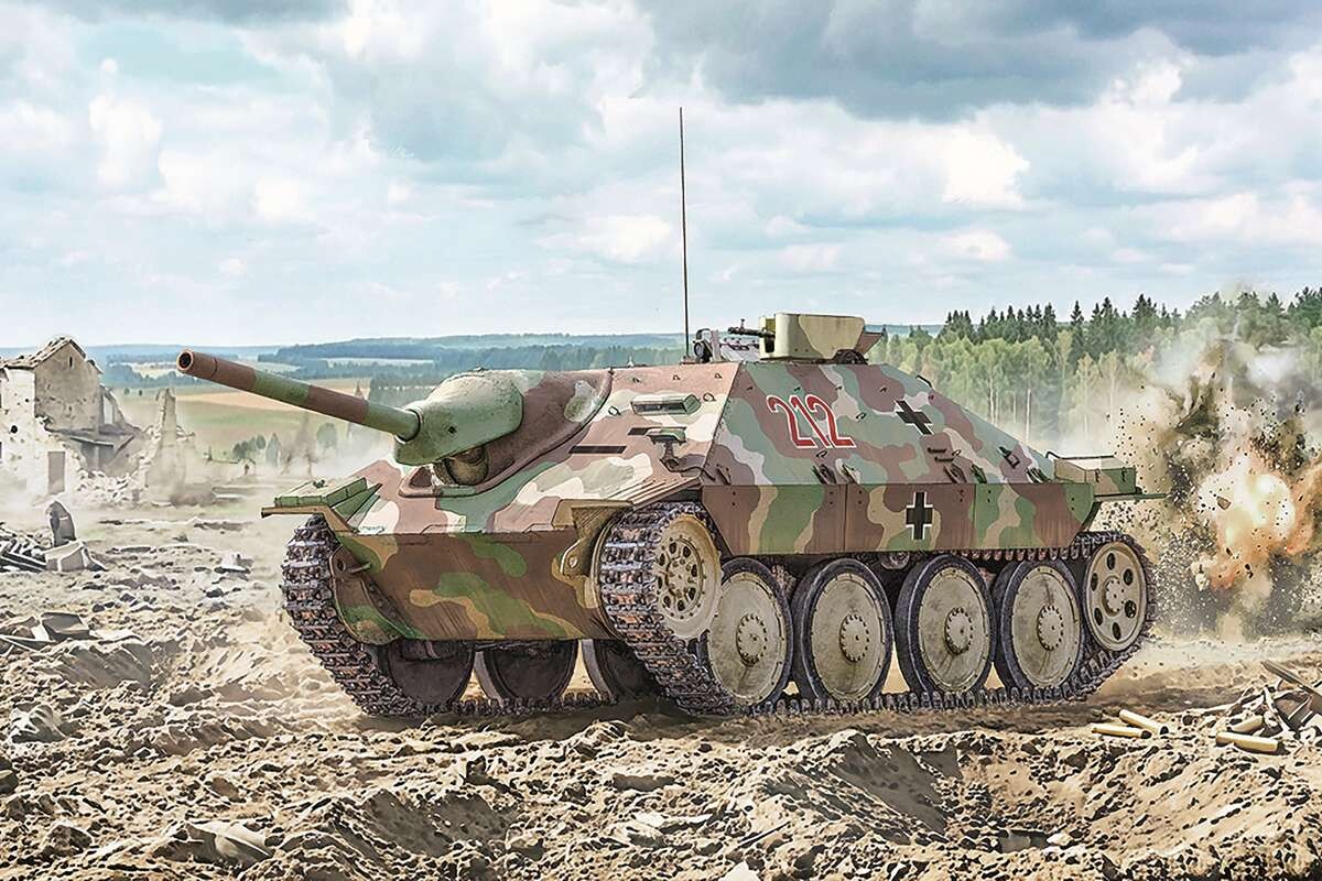 Italeri - Jagdpanzer 38T Hetzer Model Byggesæt - 1 35 - 96531