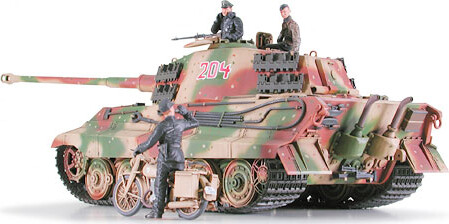 Tamiya - King Tiger Ardennes Model Tank Byggesæt - 1 35 - 35252