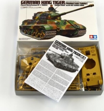 Tamiya - Tysk King Tiger Model Tank - 135 - 35164