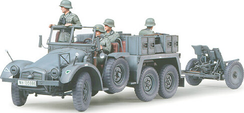 Tamiya - Krupp Towtruck M37Mm Pak - 135 - 35259
