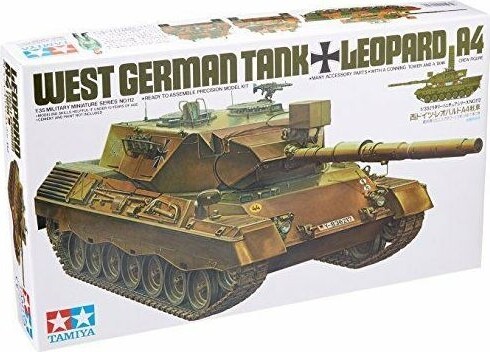Tamiya - Leopard A4 Model Tank Byggesæt - 1 35 - 35112