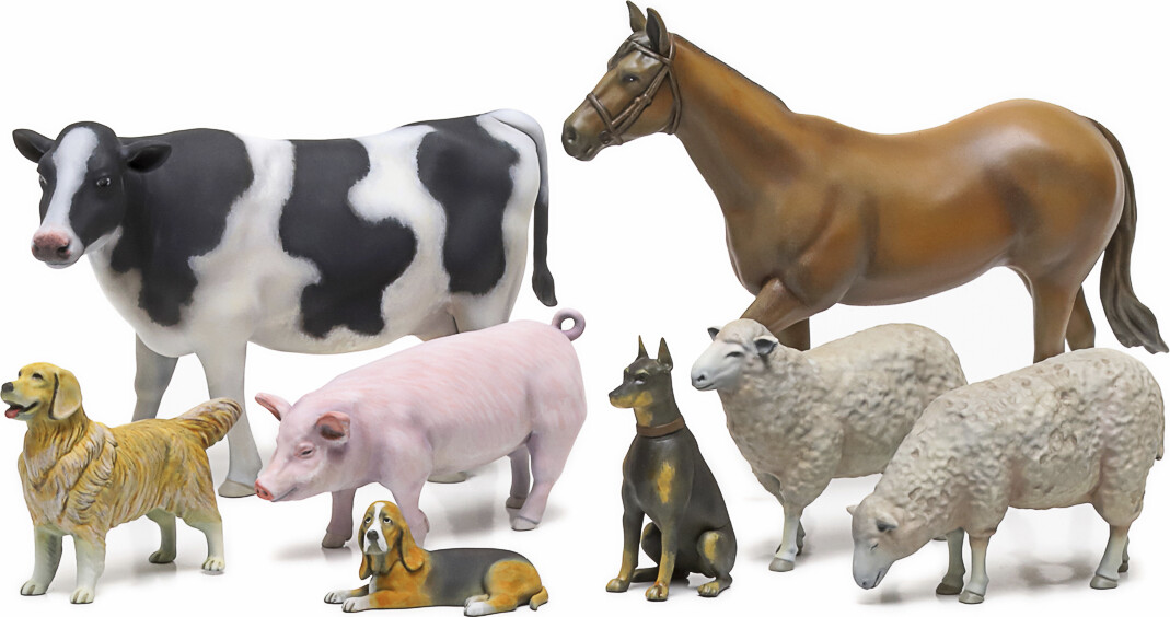 Tamiya - Livestock Set Ii - Dyrefigurer - 1 35 - 35385