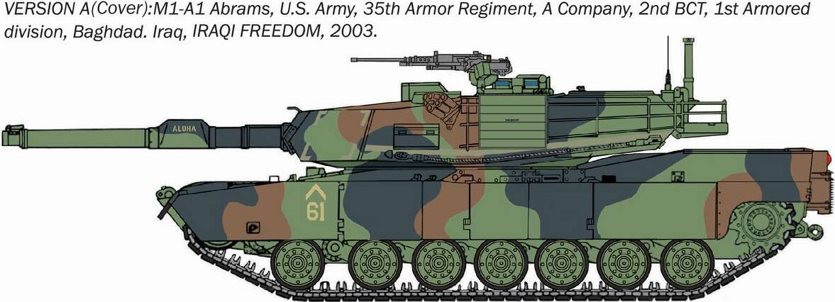 Italeri - M1A1 Abrams War Thunder Byggesæt - 1 35 - 35108