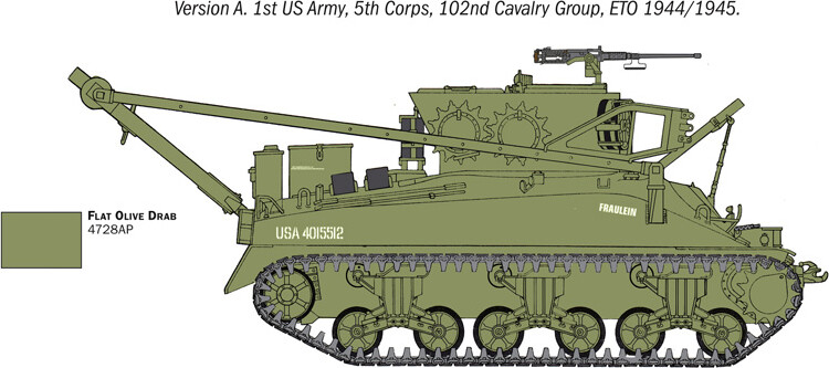 Italeri - M32B1 Tank Byggesæt - 1 35 - 6547