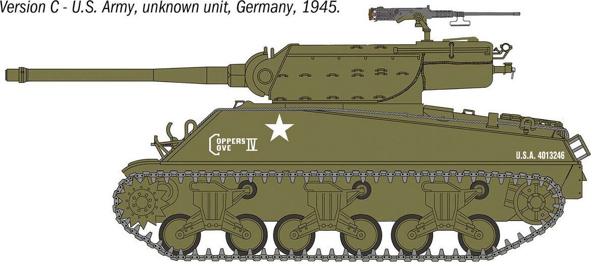 1 35 M36B1 90Mm Gun Motor Carriage - 96538 - Italeri