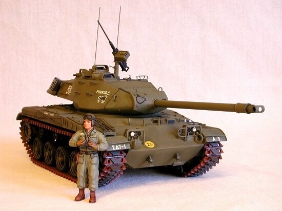 Tamiya - M41 Walker Bulldog Model Tank Byggesæt - 1 35 - 35055