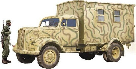 Italeri - Opel Blitz Radio Truck - Lastbil Byggesæt - 1 35 - 6575