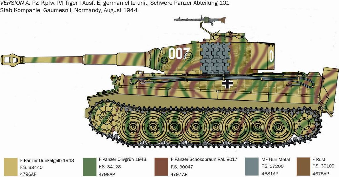 Italeri - D-Day - Pzkpfw Vi Tiger I Ausf E Byggesæt - 1 35 - 6754S