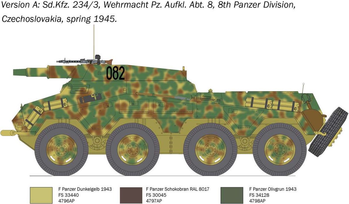Italeri - Sd Kfz 2343 Tank Byggesæt - 1 35 - 6756S