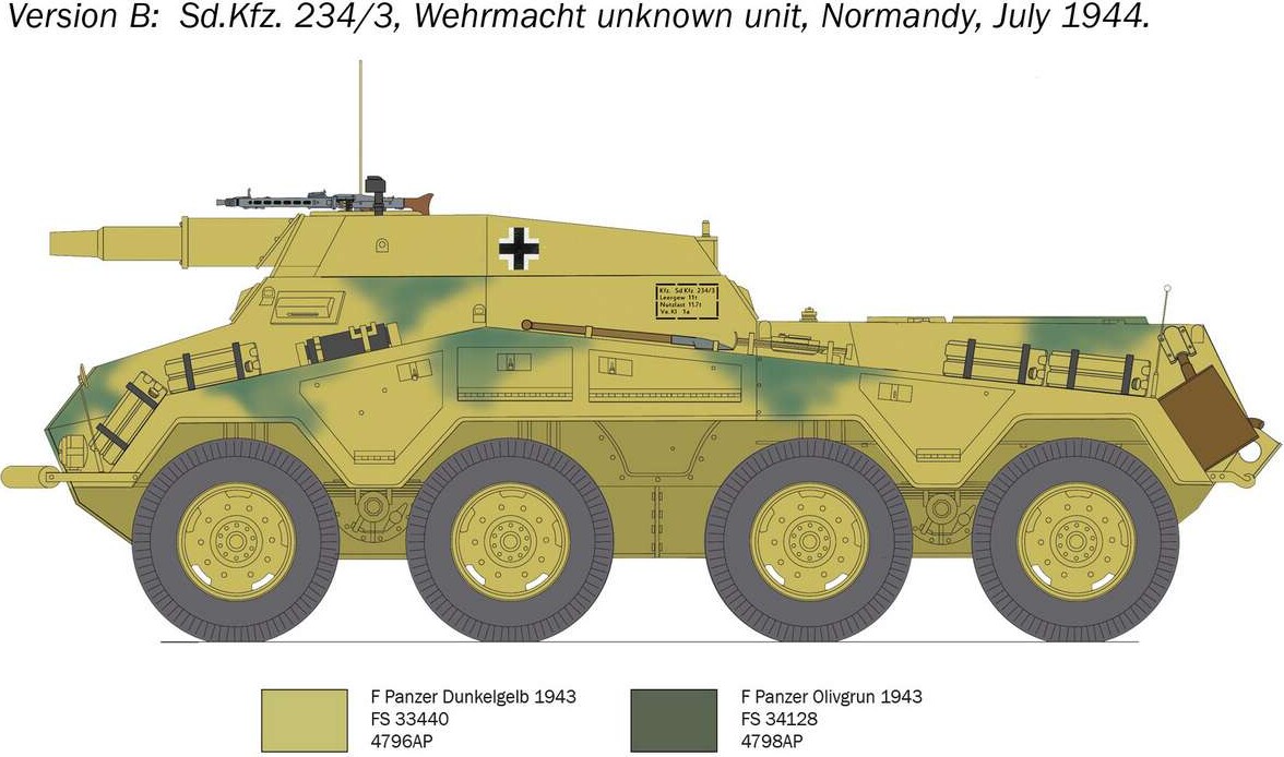 Italeri - Sd Kfz 2343 Tank Byggesæt - 1 35 - 6756S