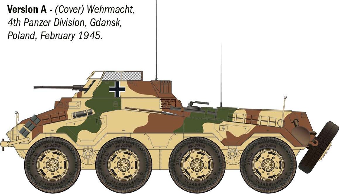Italeri - Sdkfz 2341 Byggesæt - 1 35 - 6757