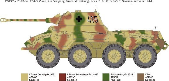 Italeri - Sdkfz 2342 Puma Tank Byggesæt - 1 35 - 6572