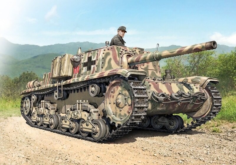 Italeri - Semovente M42 7534 Tank Byggesæt - 1 35 - 6584