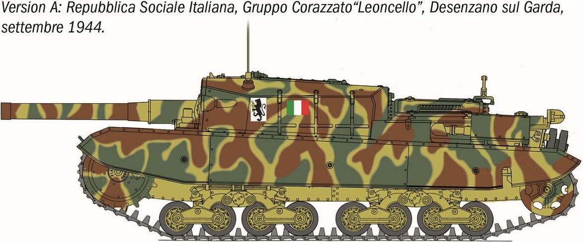 Italeri - Semovente M43 Bassotto Model Byggesæt - 1 35 - 6751