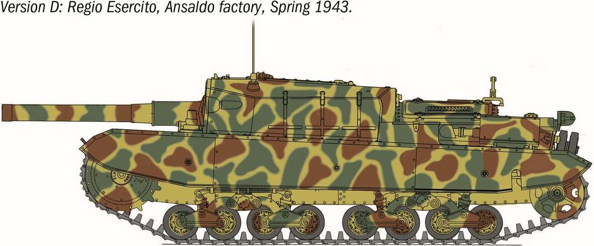 Italeri - Semovente M43 Bassotto Model Byggesæt - 1 35 - 6751