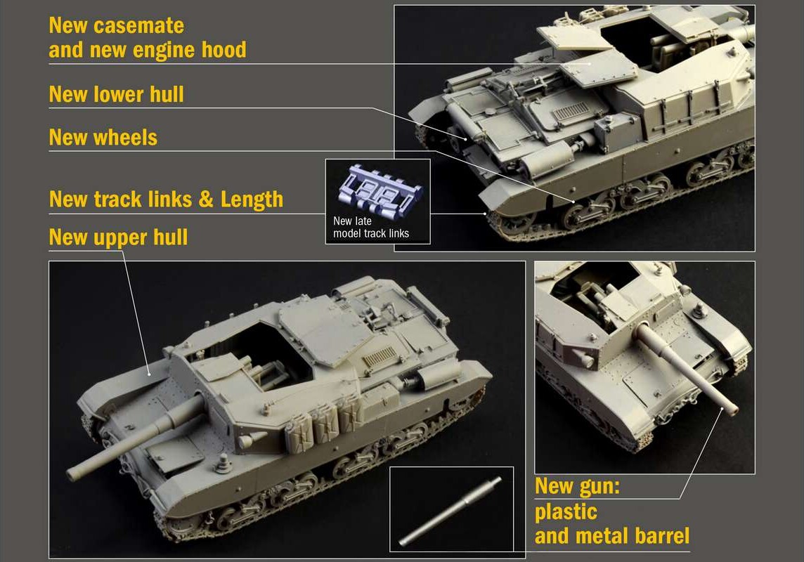 Italeri - Semovente M43 Bassotto Model Byggesæt - 1 35 - 6751
