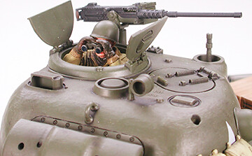 Tamiya - Sherman M4A3 75Mm Late Tank Byggesæt - 1 35 - 35250