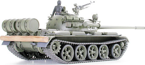 Tamiya - T-55A Russisk Model Tank Byggesæt - 1 35 - 35257