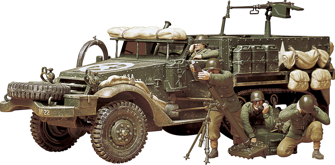 Tamiya 35083 - Us Half Track 81 Mm Mortar Carrier M21 - 1 35