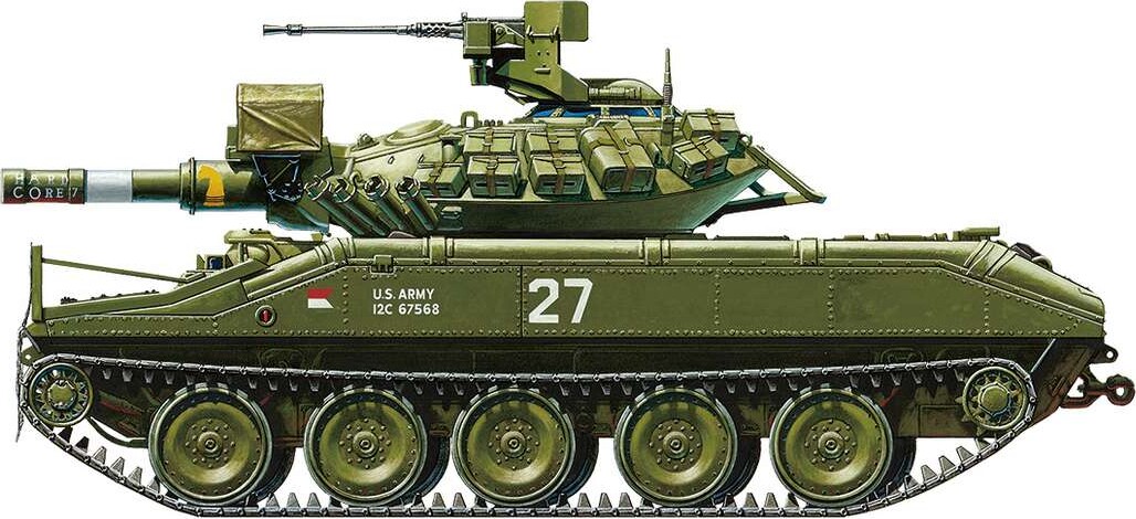 Tamiya - M551 Sheridan Vietnam War Byggesæt - 1 35 - 35365