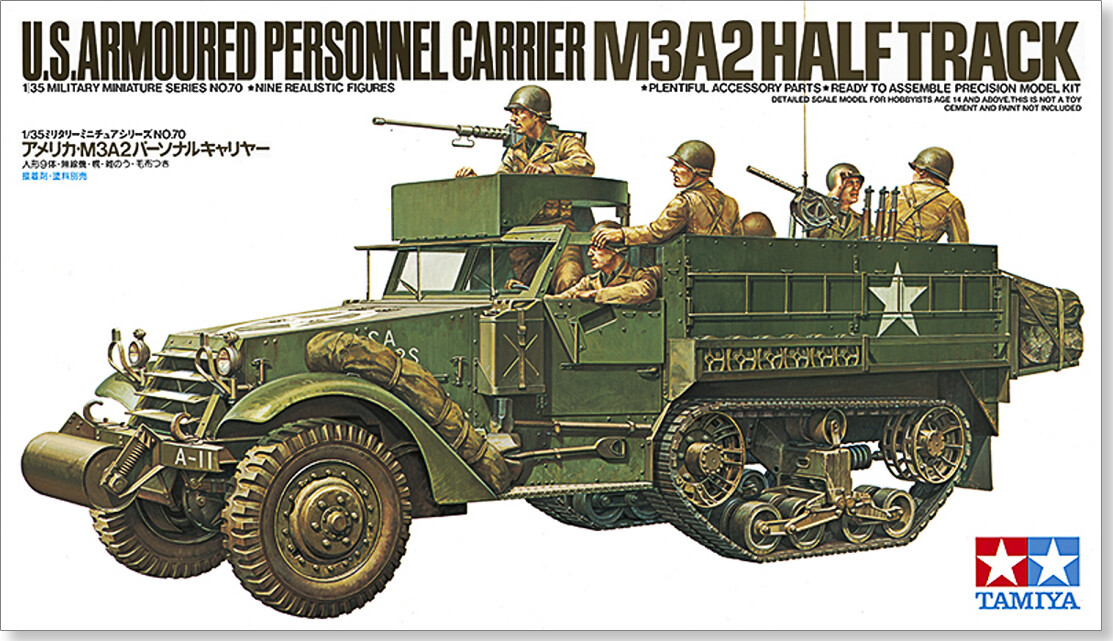 Tamiya 35070 - Us Armored Personnel Carrier M3A2 Half Track - 1 35