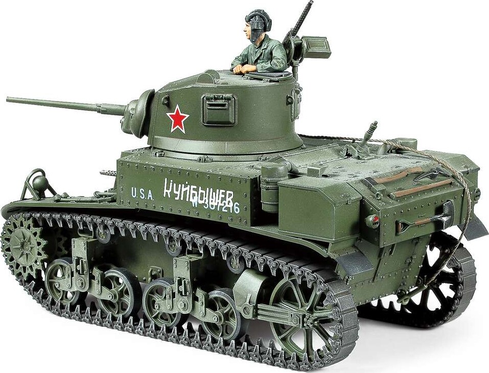 Tamiya - M3 Stuart Us Light Tank Late Byggesæt - 1 35 - 35360