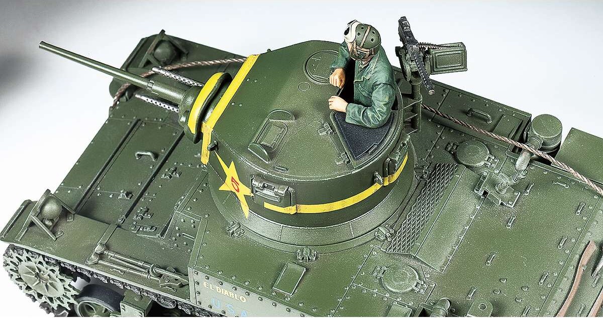 Tamiya - M3 Stuart Us Light Tank Late Byggesæt - 1 35 - 35360