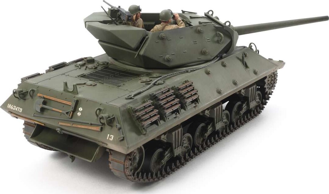Tamiya - M10 Us Tank Destroyer Mid Production Byggesæt - 1 35 - 35350