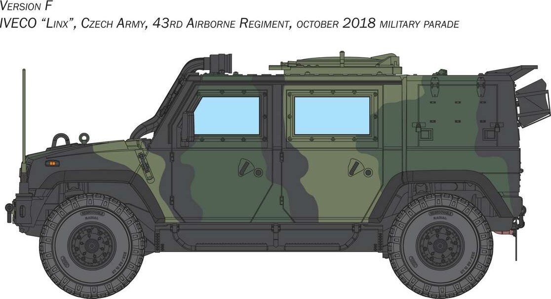 Italeri 6766 - Vtlm Lince Model Køretøj Byggesæt - 1 35