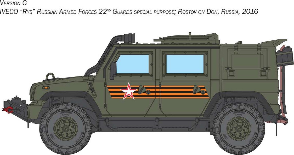 Italeri 6766 - Vtlm Lince Model Køretøj Byggesæt - 1 35
