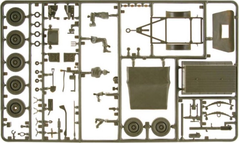 Italeri - Willys Mb Jeep Med Trailer Byggesæt - 1 35 - 314
