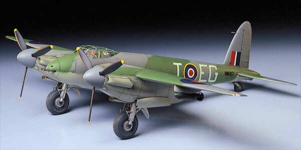 Tamiya - De Havilland Mosquito Fb Mk6 Nf Mk2 Fly Byggesæt - 1 48 - 61062