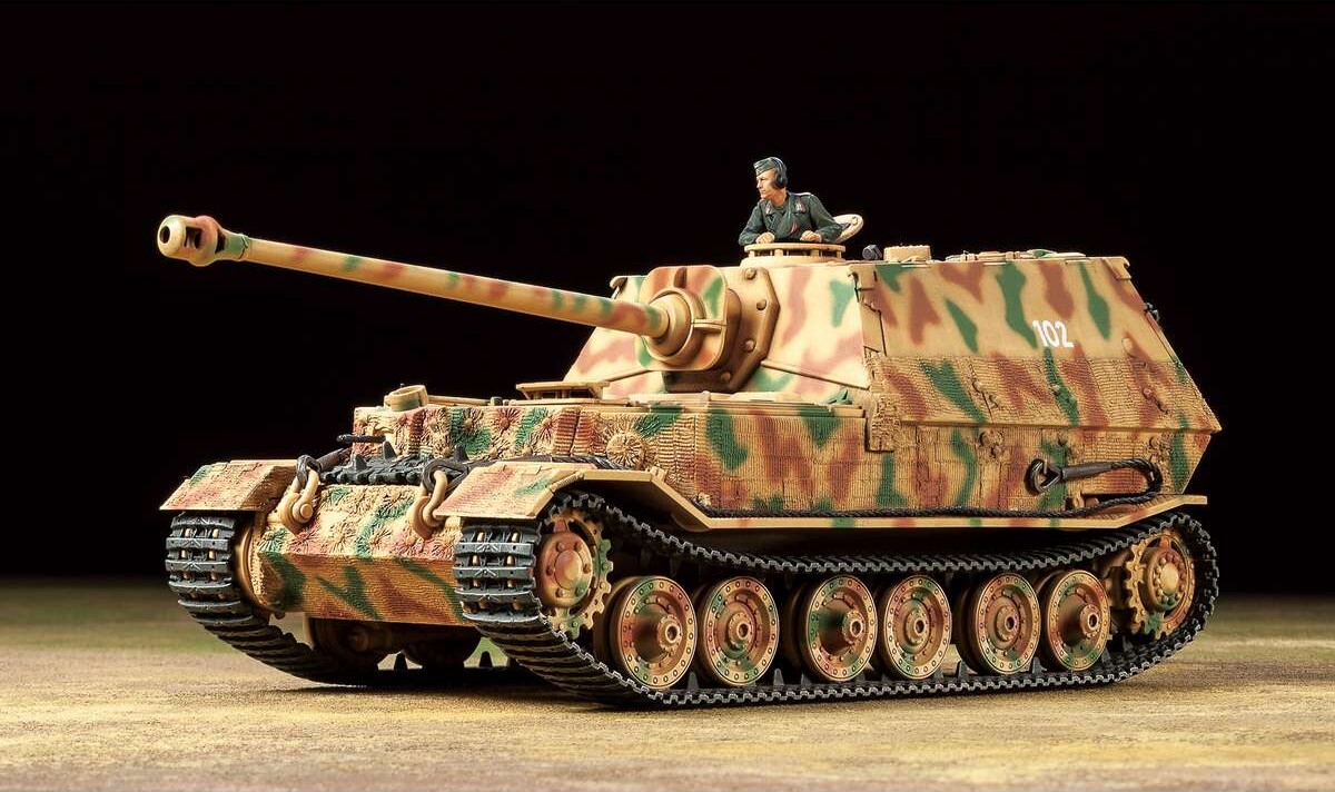 Tamiya - Elefant Tank Destroyer Byggesæt - 1 48 - 32589
