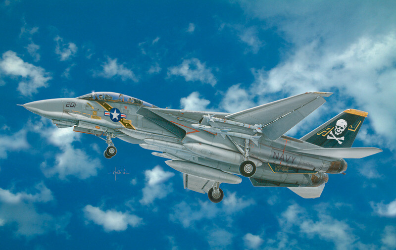 Italeri - F-14A Tomcat Fly Byggesæt - 1 48 - 2667