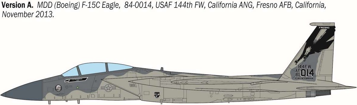 Italeri 92763 - F-15C Eagle Model Jagerfly Byggesæt - 1 48